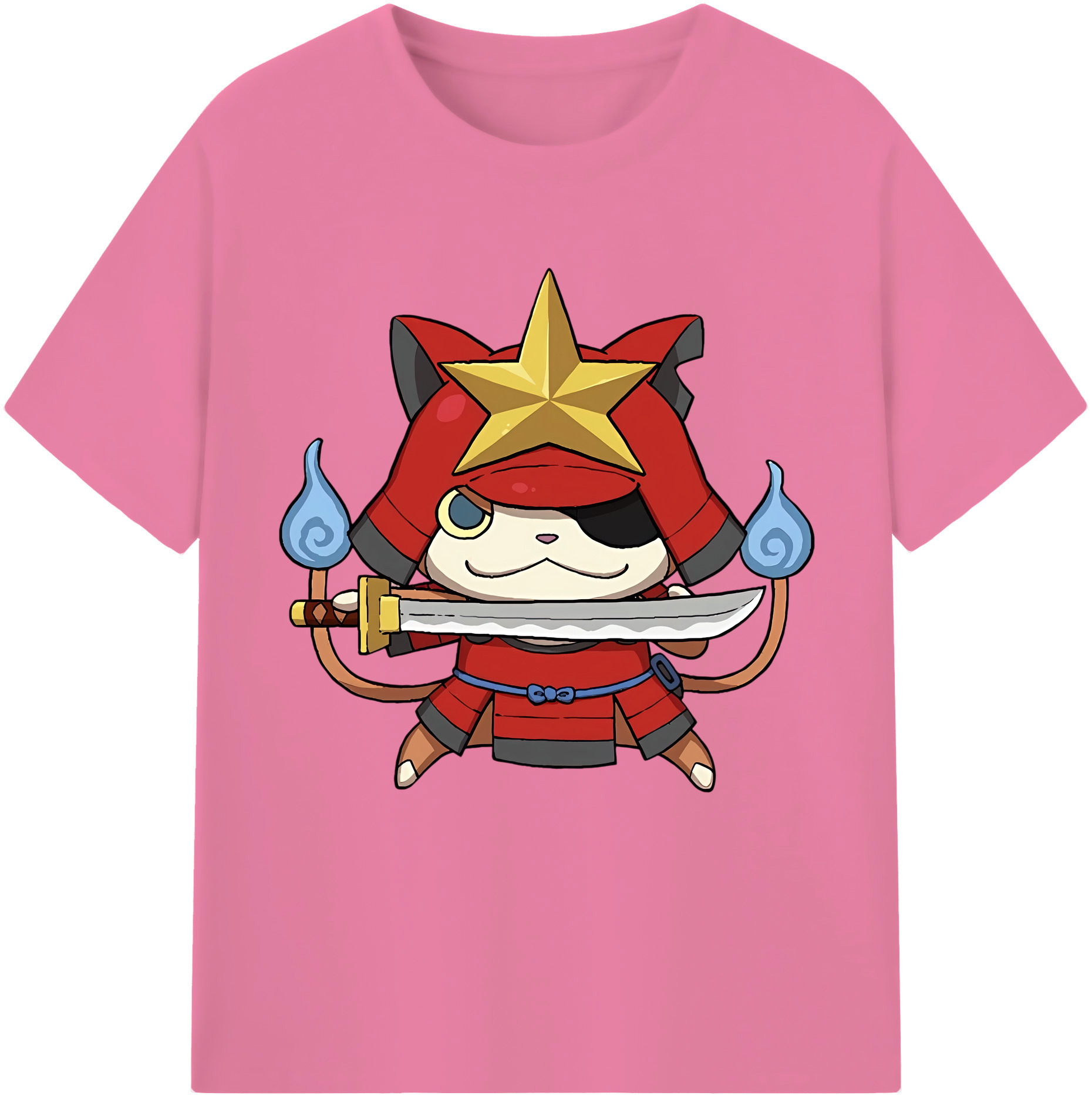 （画像用） 妖怪ウォッチ Yo-kai Watch 綿100％半袖Tシャツ（フロントプリント）